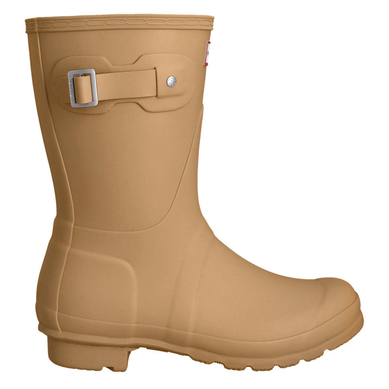 Hunter Original Short Rubber Gravel/Biscuit Wellington Boots