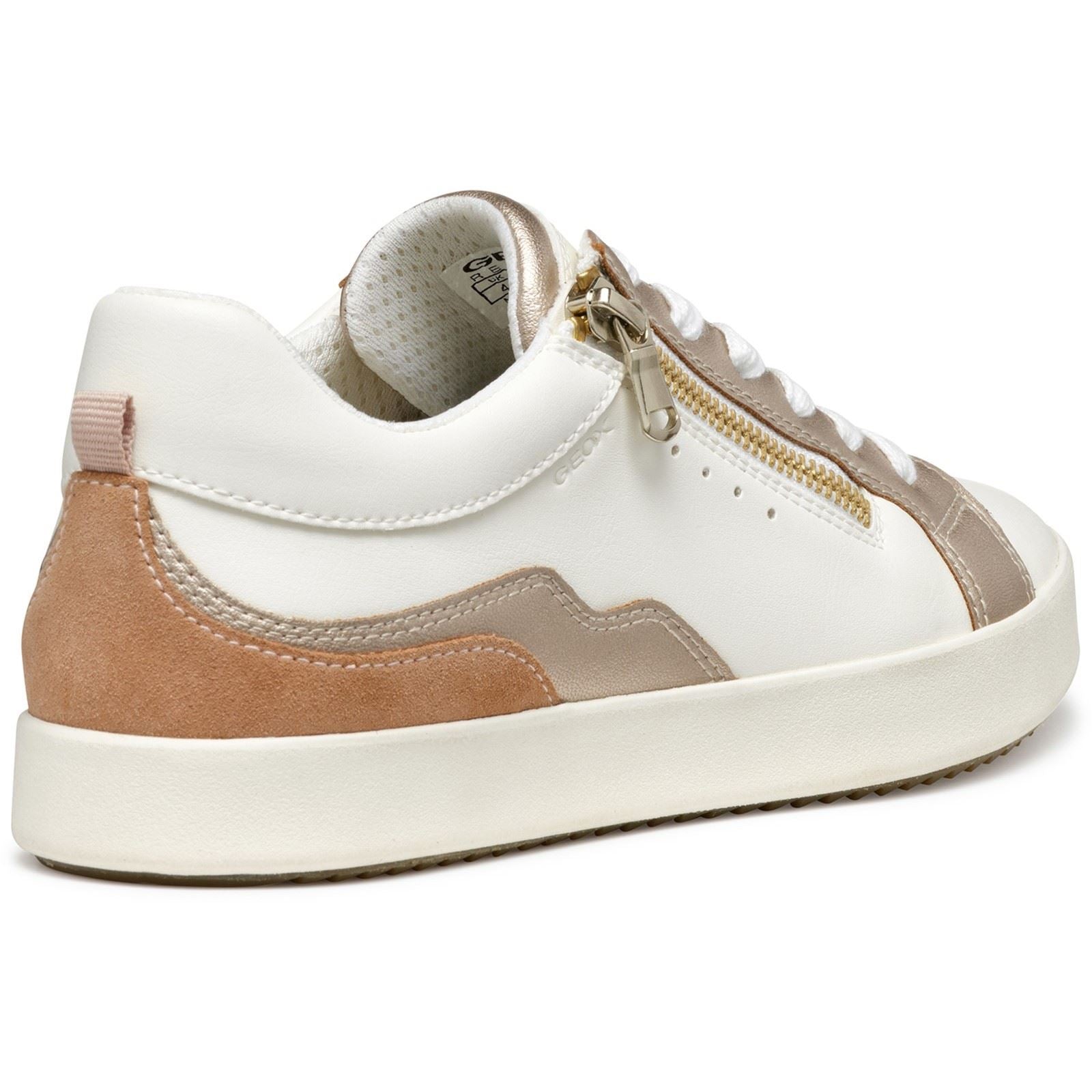 Geox D BLOMIEE Women's Optic White/Nude Trainers