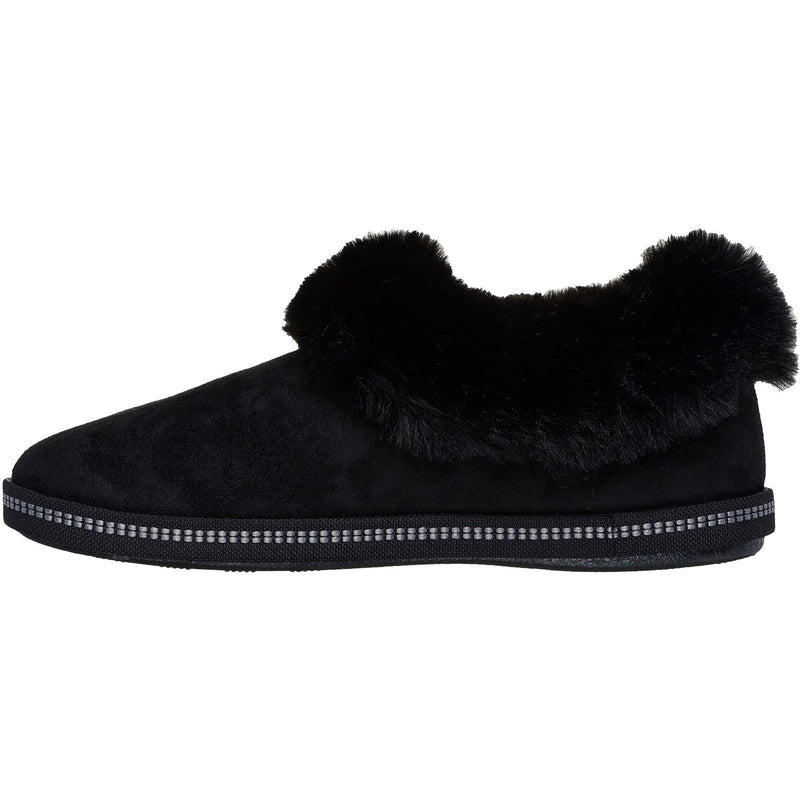 Skechers Cozy Campfire Winter Nights Synthetic Women's Black Slippers