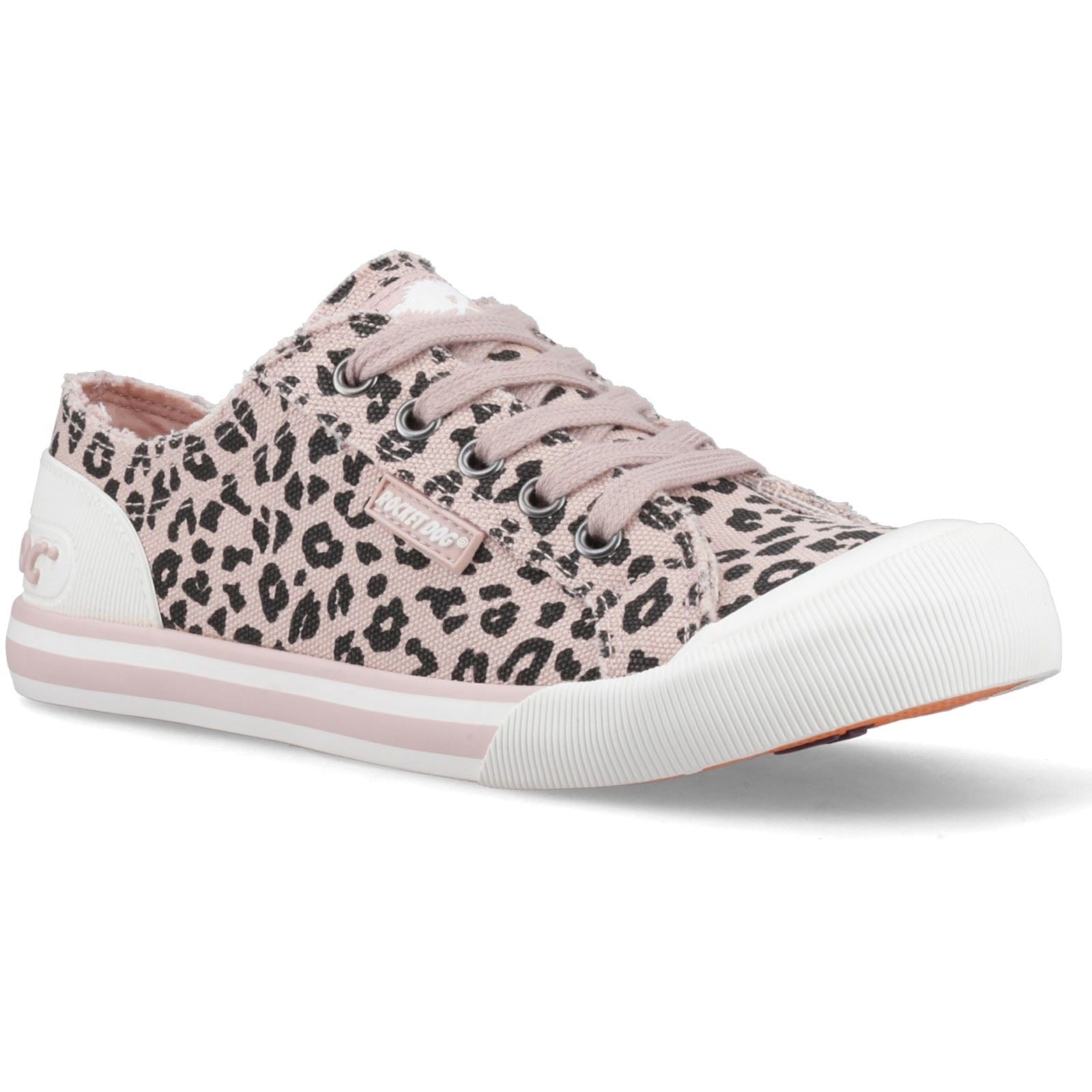 Rocket Dog Jazzin Leon Cotton Women's Light Pink Trainers