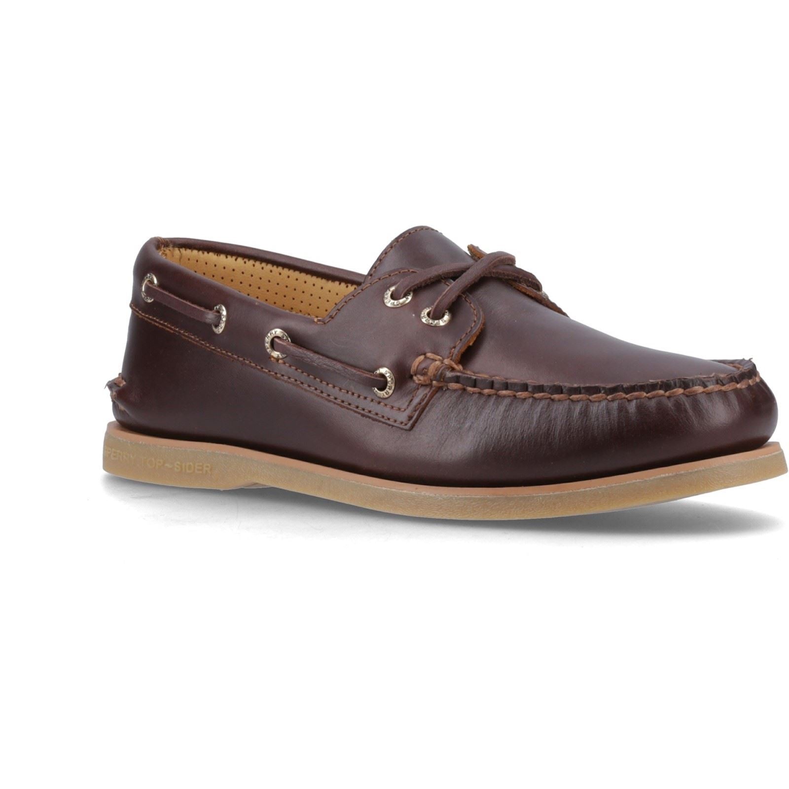 Sperry Authentic Gold Cup Leather Men's Brown Standard Boat Shoes