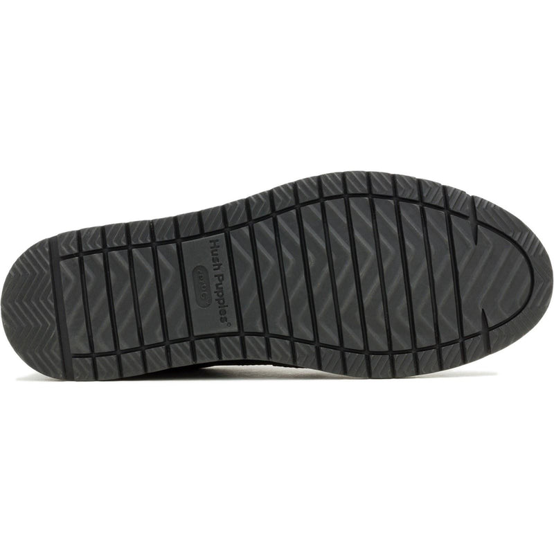 Hush Puppies JENSON MUDDY RIVER Leather Men's Black Oxford Shoes