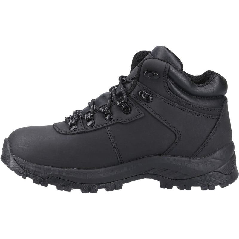 Hi-Tec Eurotrek Lite Waterproof Faux Leather Men's Black Hiking Boots