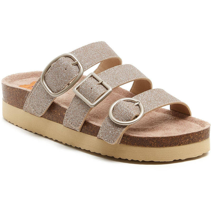 Rocket Dog Astor Glenn Glitter Textile Women's Gold Sandals