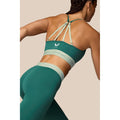 Castore Low Support Sports Bra Polyester Women's Dark Turquoise Sports Bra