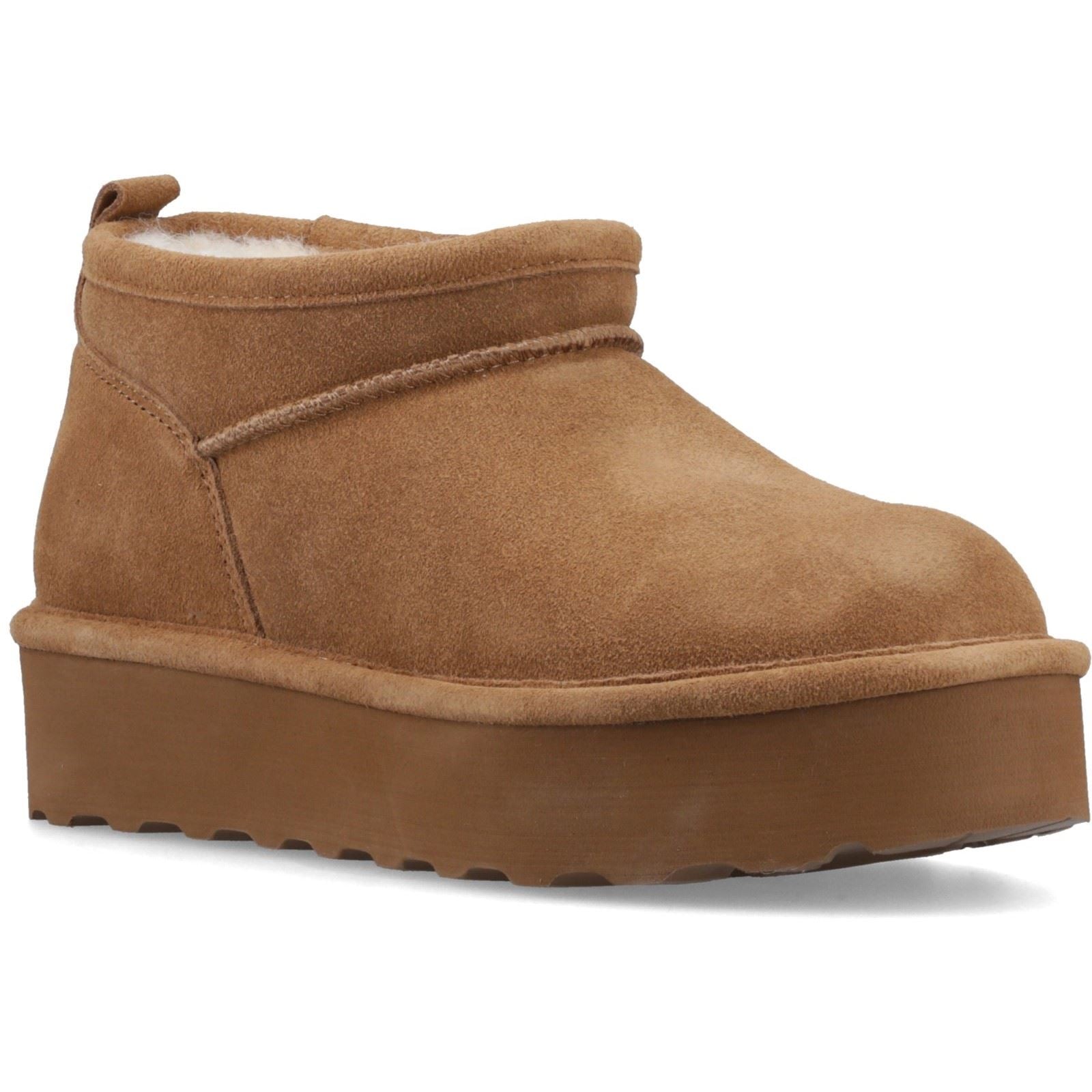 Bearpaw Retro Super Shorty Suede Women's Hickory Winter Ankle Boots