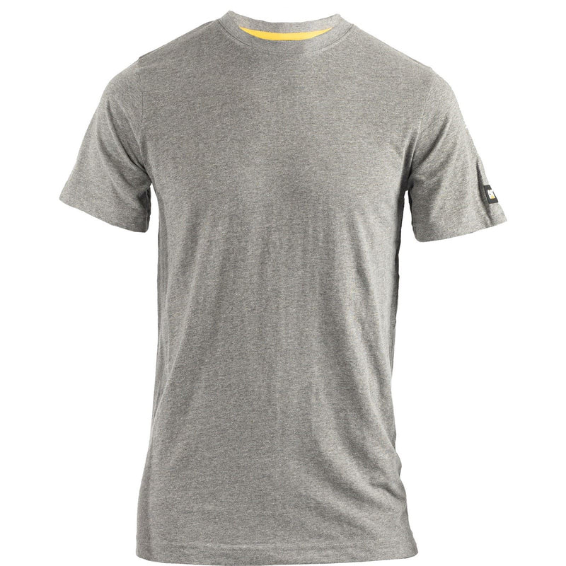 Caterpillar Essentials Short-sleeve Cotton Men's Grey T-Shirt