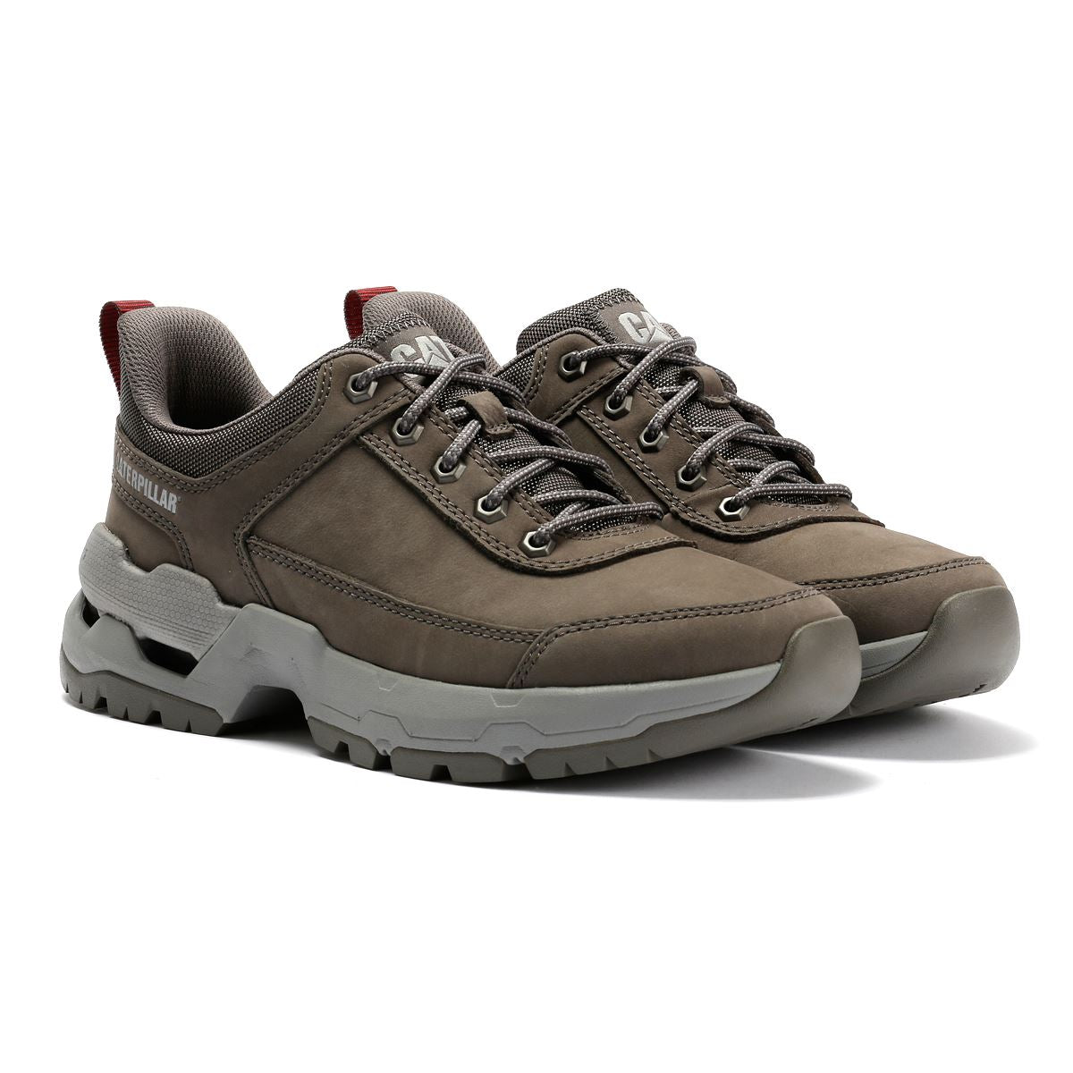 Caterpillar Surge Hiker Lo Waxy Nubuck Men's Dark Gull Grey Lace-Up Shoes