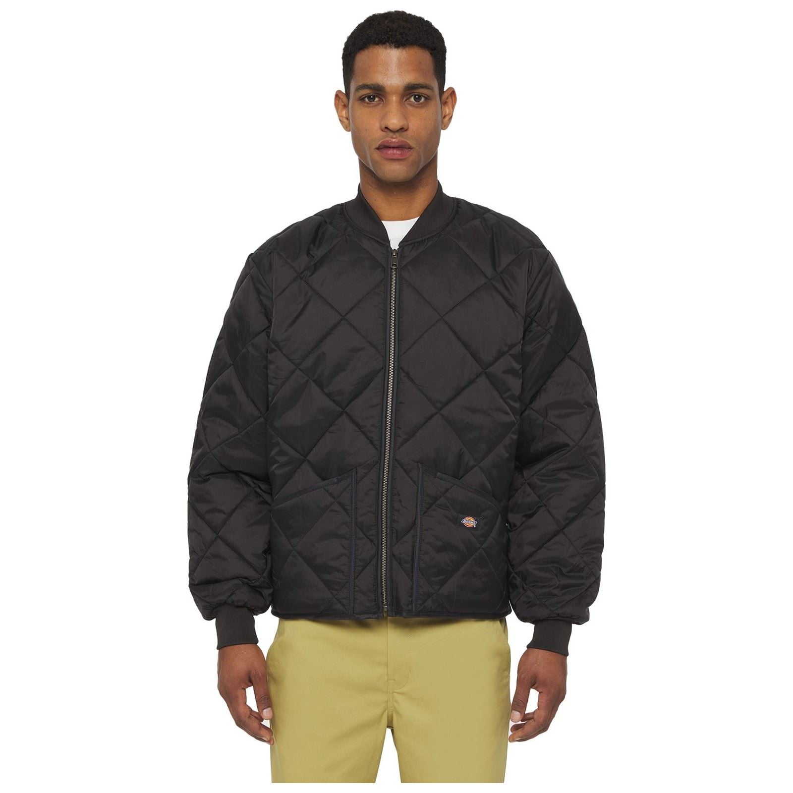 Dickies Diamond Men's Black Quilted Jacket