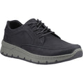 Hush Puppies Nelson Leather Men's Black Lace-Up Shoes