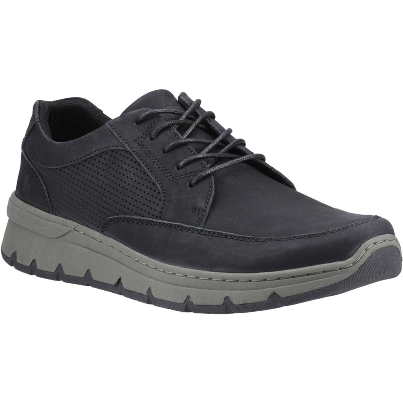 Hush Puppies Nelson Leather Men's Black Lace-Up Shoes