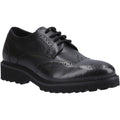 Hush Puppies Gabi Lace Up Leather Youth Girl's Black Brogues