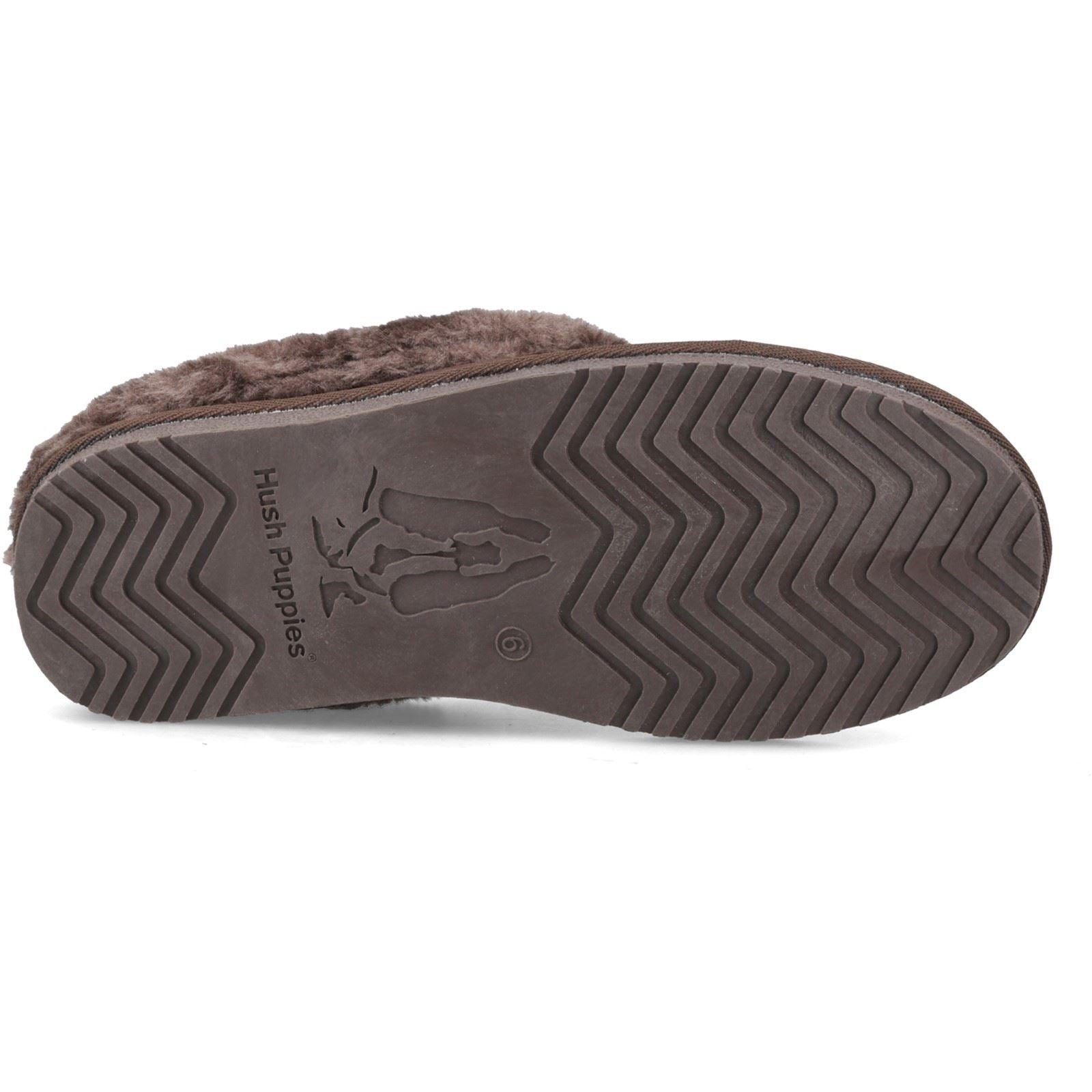 Hush Puppies Amara Suede Women's Chocolate Slippers