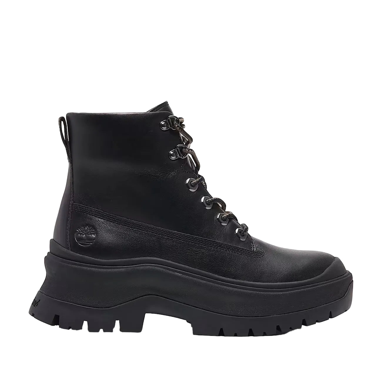 Timberland Roxie Lane Mid Lace Leather Women's Black Boots