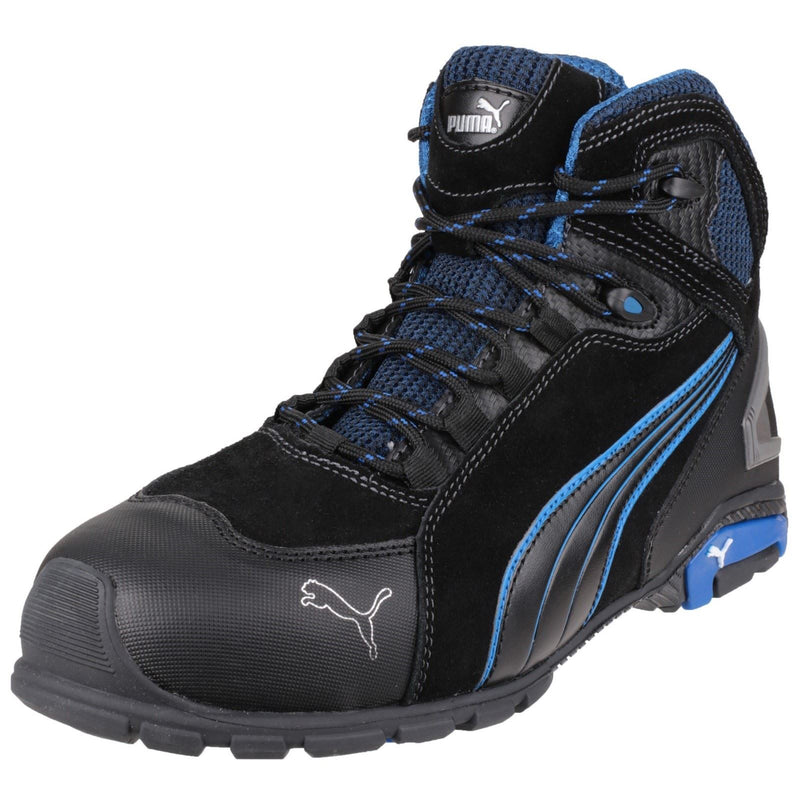 Puma Safety Rio Mid Leather Black Safety Boots