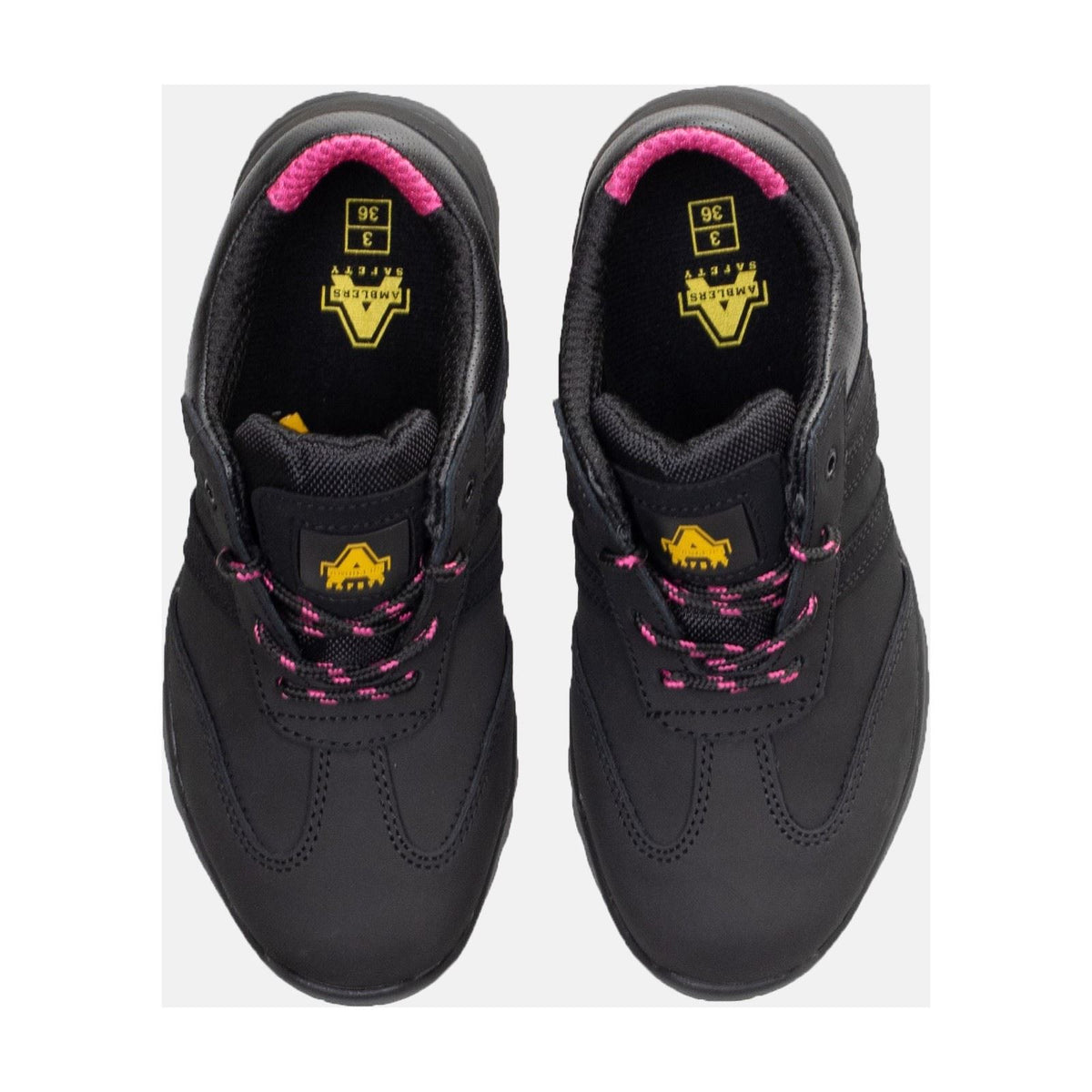 Amblers Safety FS706 Sophie Leather Women's Black Safety Shoes
