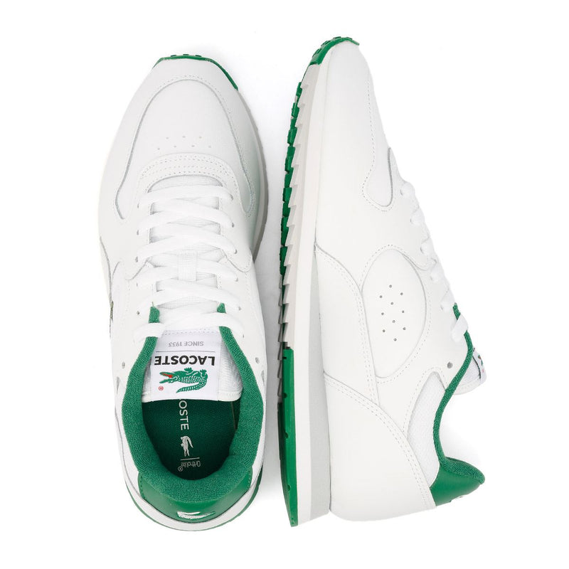 Lacoste Linetrack Leather Men's White/Green Trainers