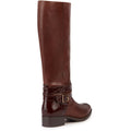 Geox D Felicity Leather Women's Brown Boots