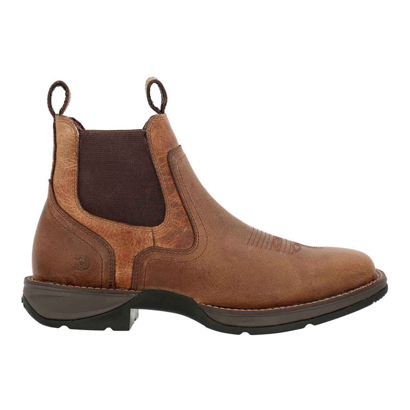 Durango Red Dirt Rebel Leather Men's Old Town Brown/Tan Ankle Boots
