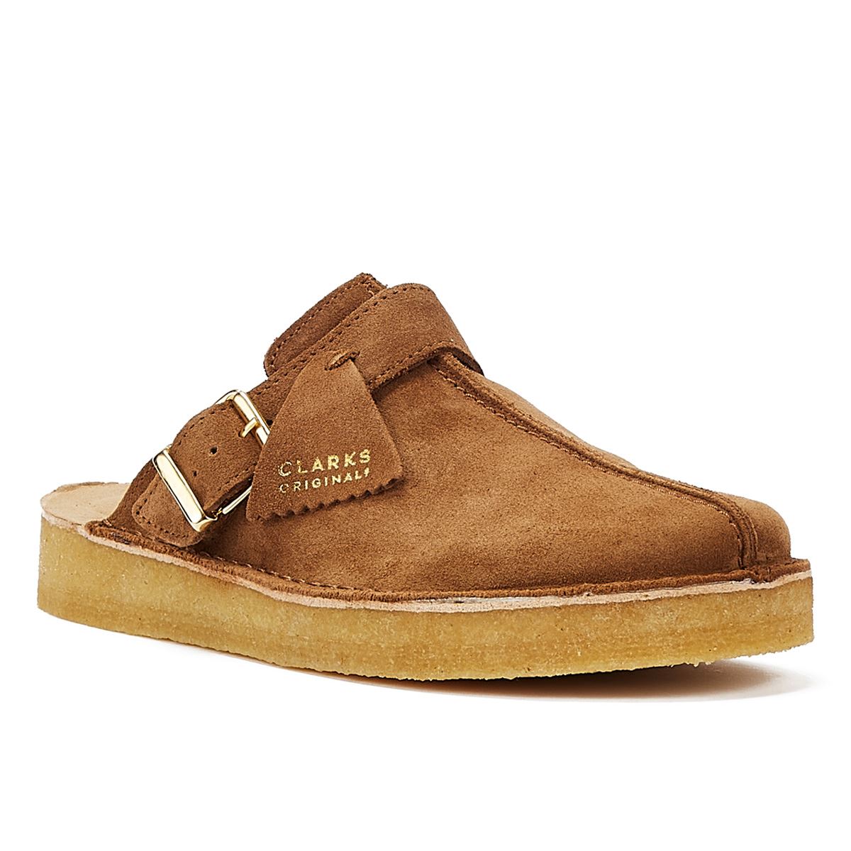 Clarks Trek Mule Suede Men's Brown Mules