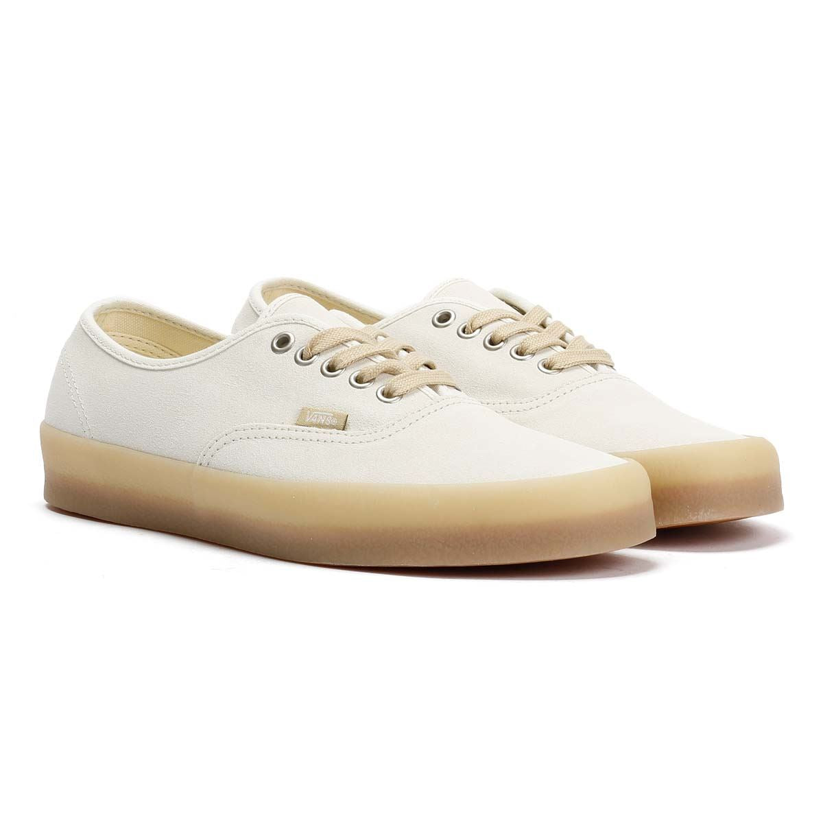 Vans Authentic Crepe Leather Men's Marshmallow Trainers