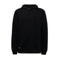 Hard Yakka Brushed Fleece Synthetic Men's Black Hooded Sweatshirt