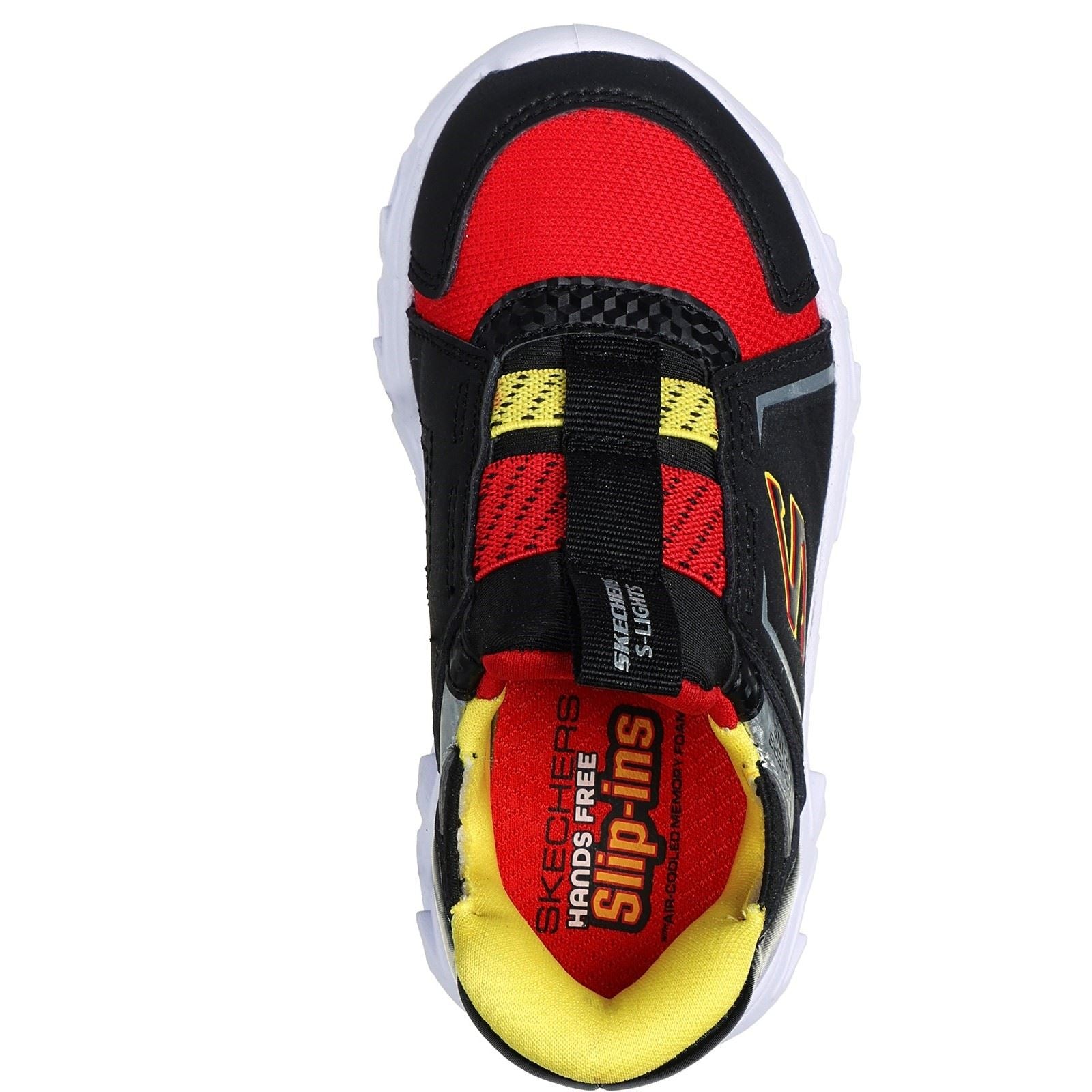 Skechers Hypno-Flash 2.0 - Vexlux Boy's Black/Red Trainers