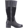 Hush Puppies Samara Leather Women's Black Boots
