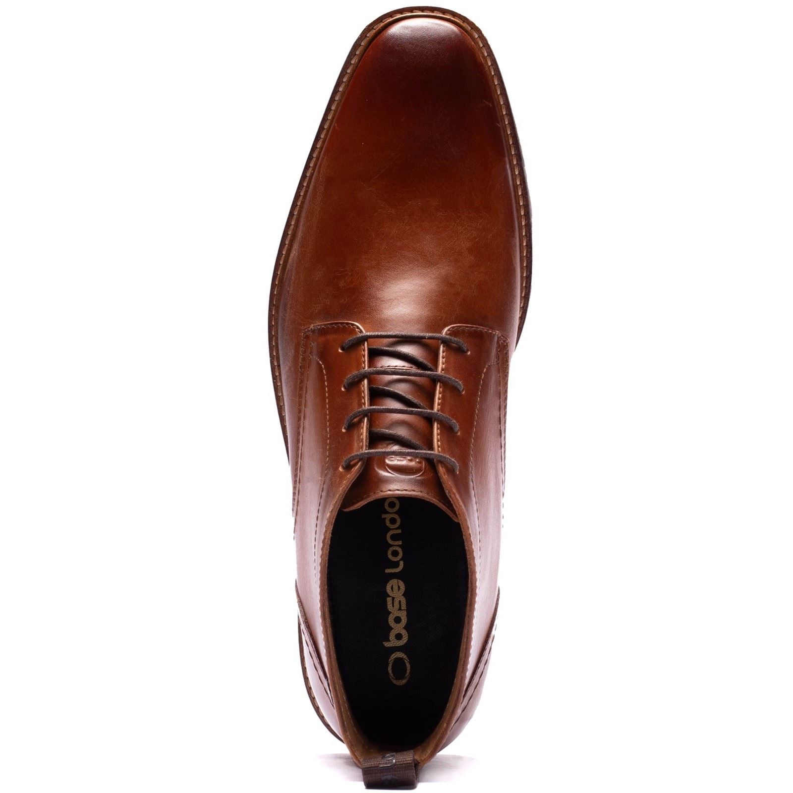 Base London Belgrave Leather Men's WASHED TAN Ankle Boots