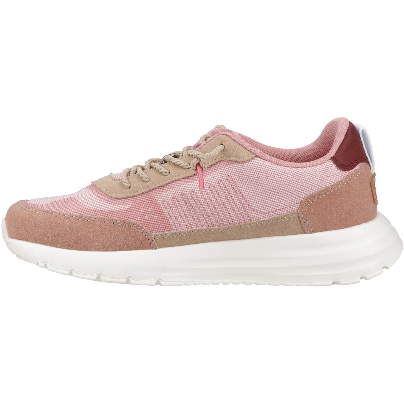 HEYDUDE Sirocco Alta Boho Synthetic Blend Women's Rose Pink Trainers