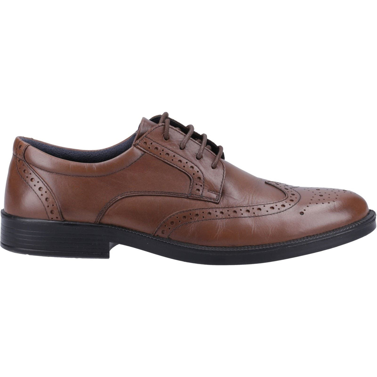 Hush Puppies Nolan Leather Men's Brown Brogues Shoes