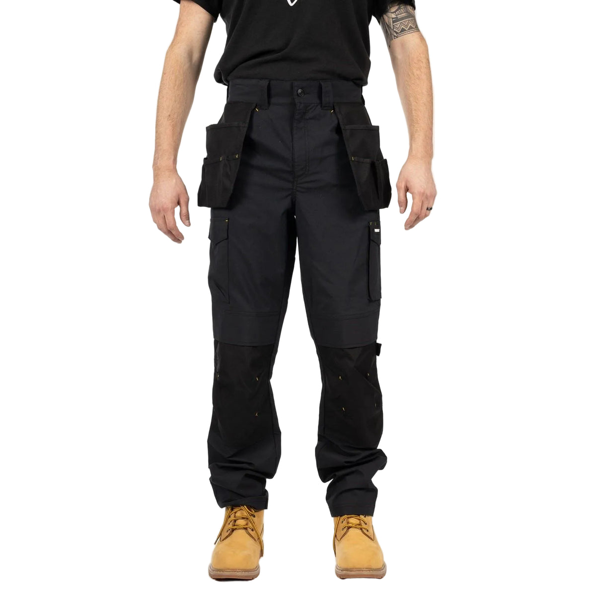 Caterpillar Nexus Holster Stretch Pocket Cotton Men's Black Outdoor Trousers
