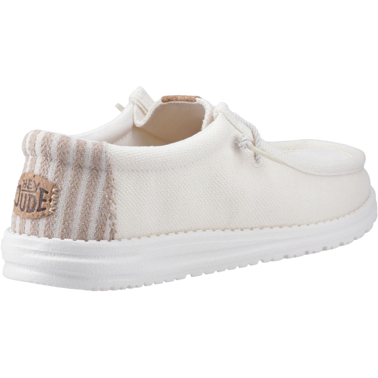 HEYDUDE Wally Resort Synthetic Blend Men's White/Multi Moccasins Shoes