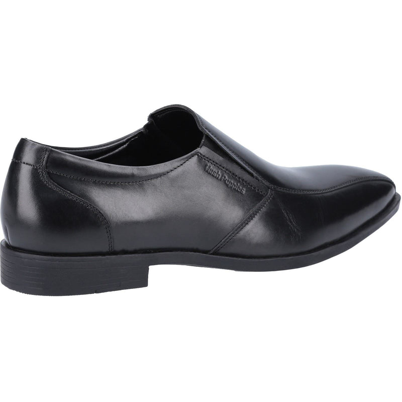 Hush Puppies Ellis Leather Men's Black Slip-On Shoes