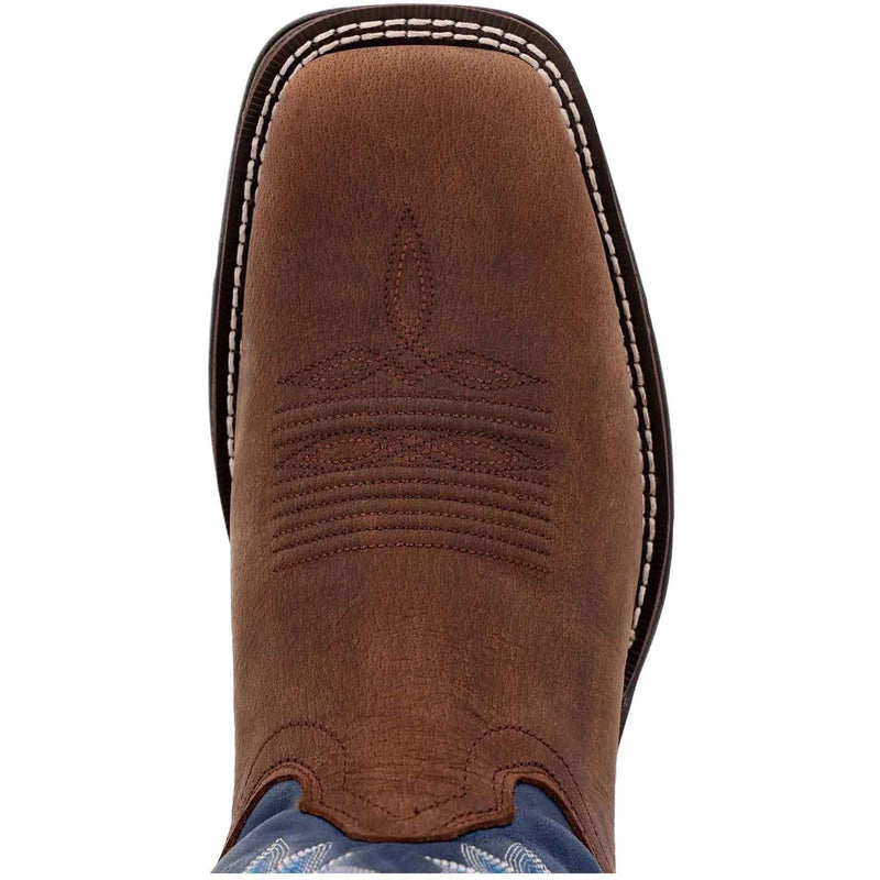Durango Rebel Leather Men's Saddle Brown/Demin Blue Boots