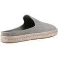 TOMS Santiago Mule Leather Men's Vetiver Grey Slippers