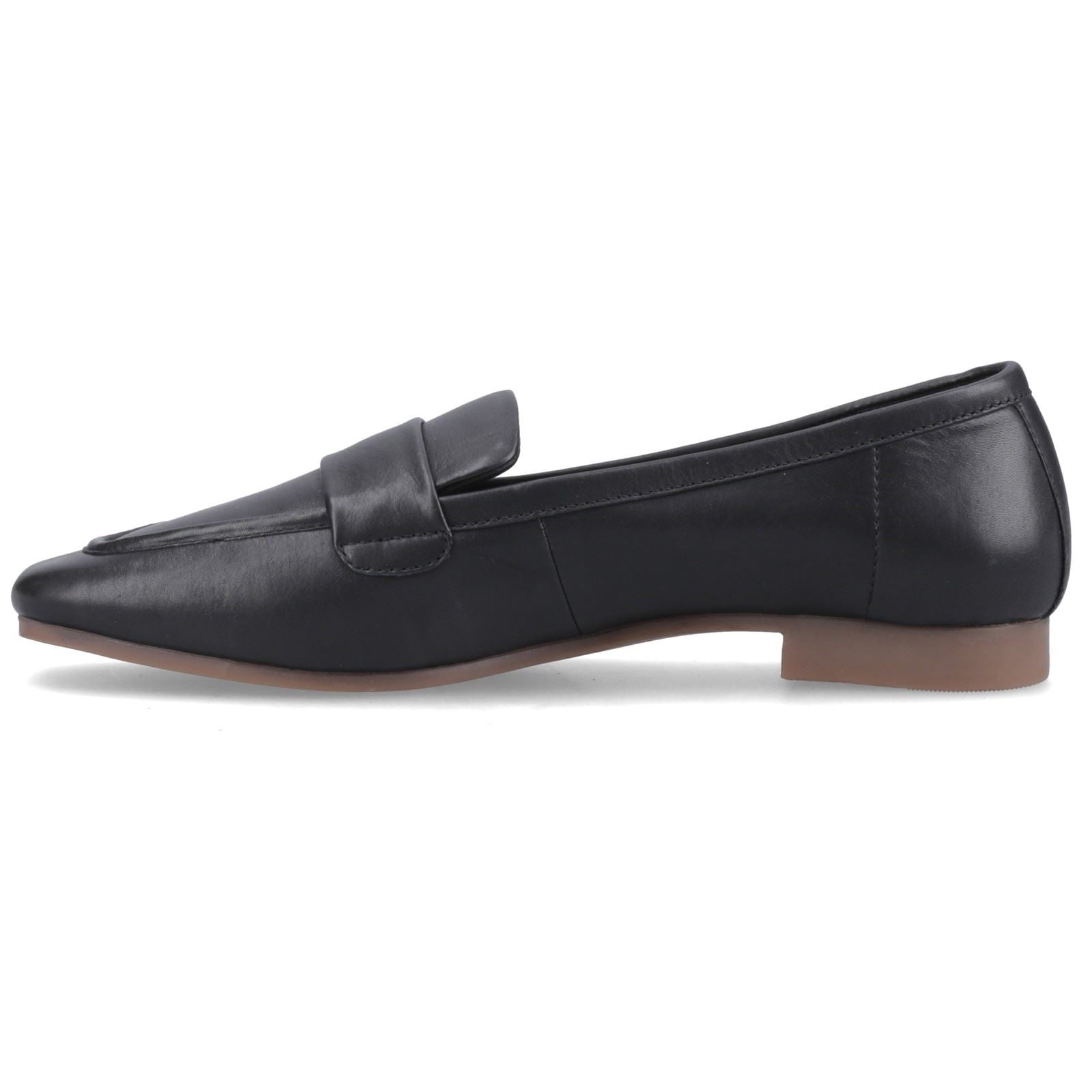 Hush Puppies Sutton Leather Women's Black Loafers