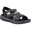 Hush Puppies Susanna Leather Women's Black Sandals