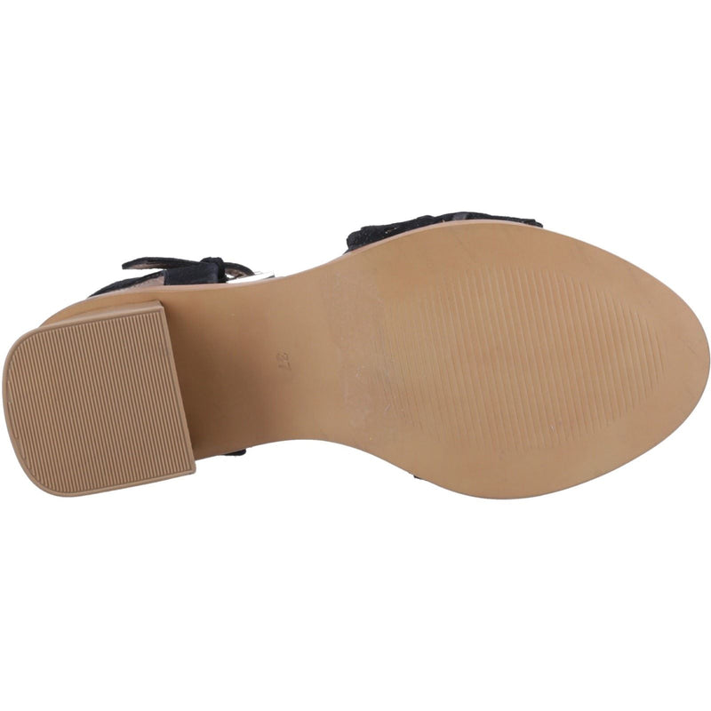 Hush Puppies Lacie Suede Women's Black Sandals