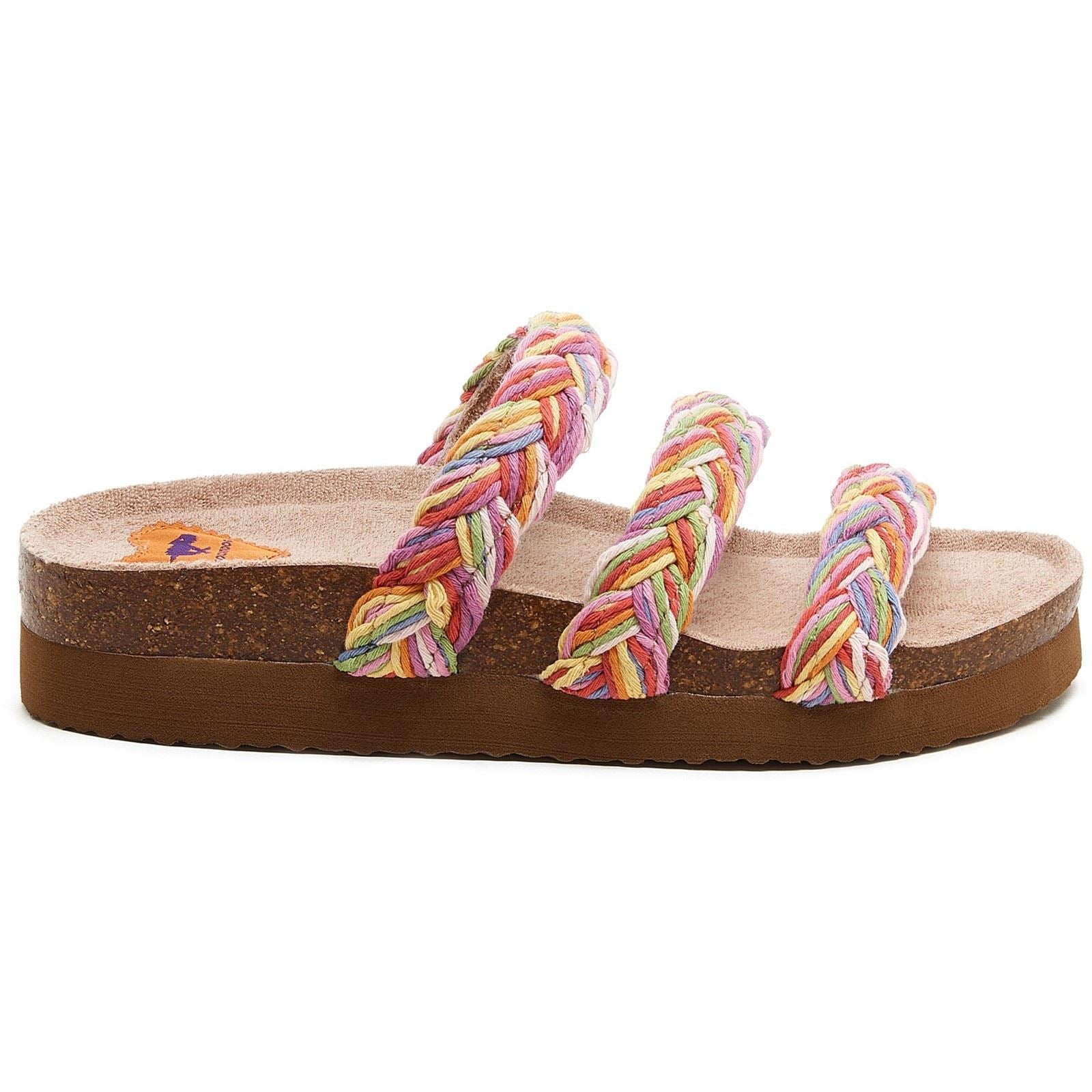 Rocket Dog Ashley String Braid Cotton Women's Rainbow Sandals