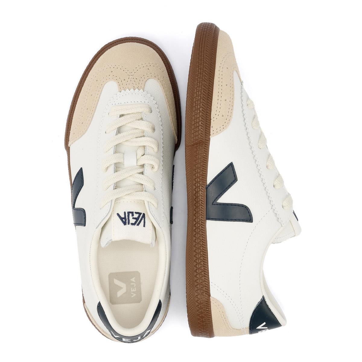 Veja Volley Leather Women's White/Navy Trainers