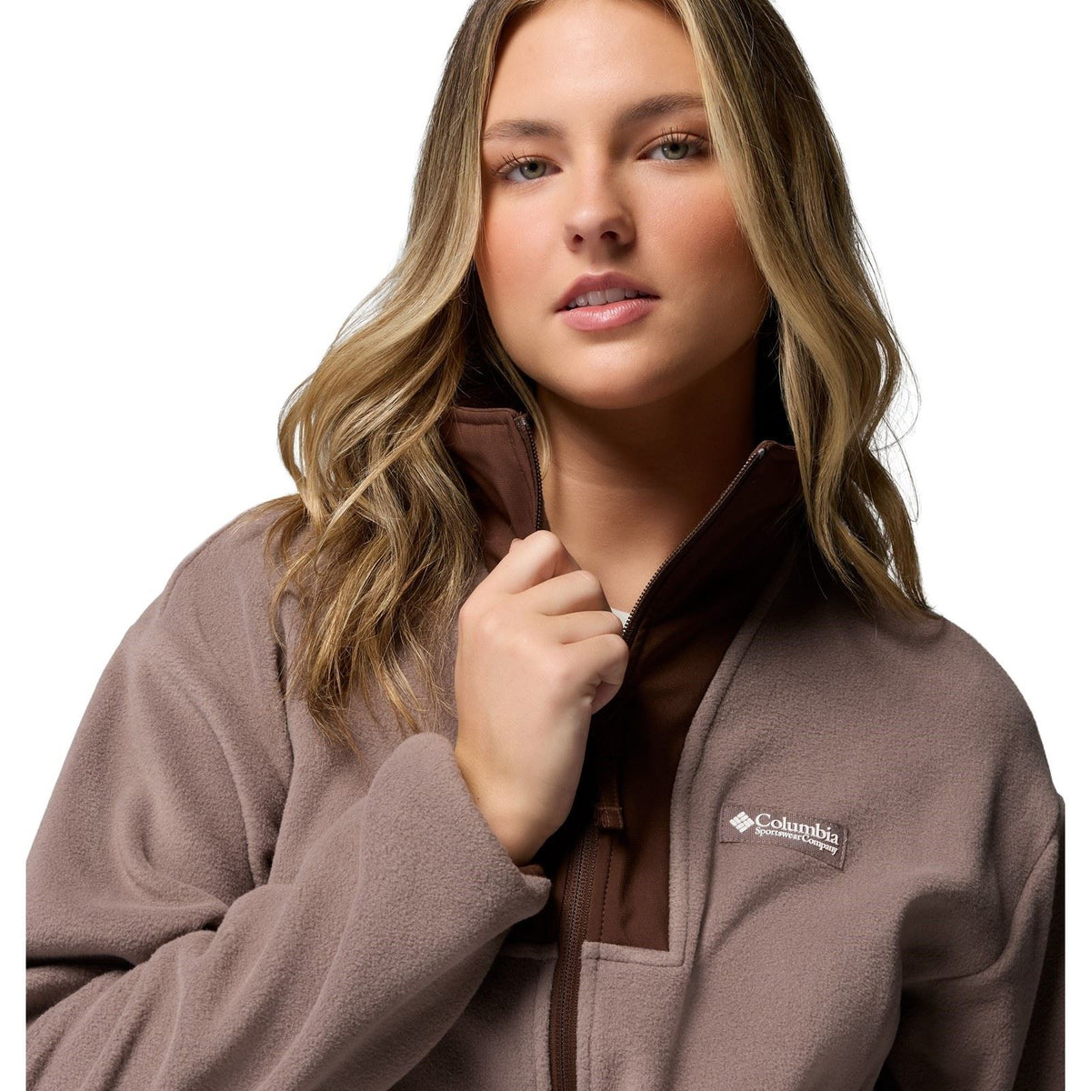 Columbia Sequoia Grove II Full Zip Women's Brown Fleece Jackets