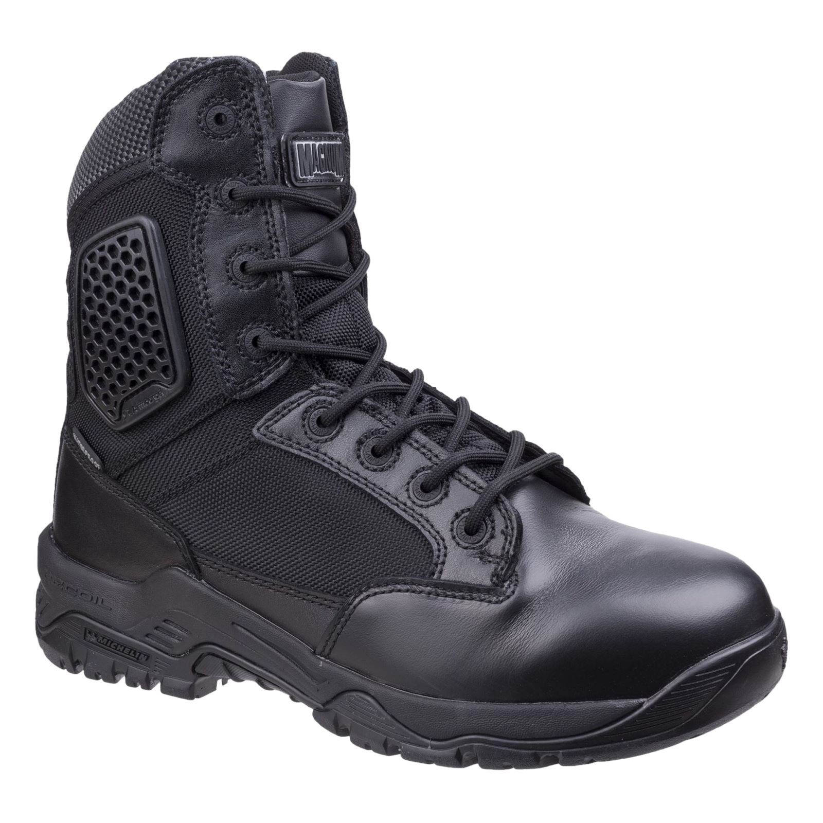 Magnum Strike Force 8.0 WP Side-Zip Leather Black Safety Boots