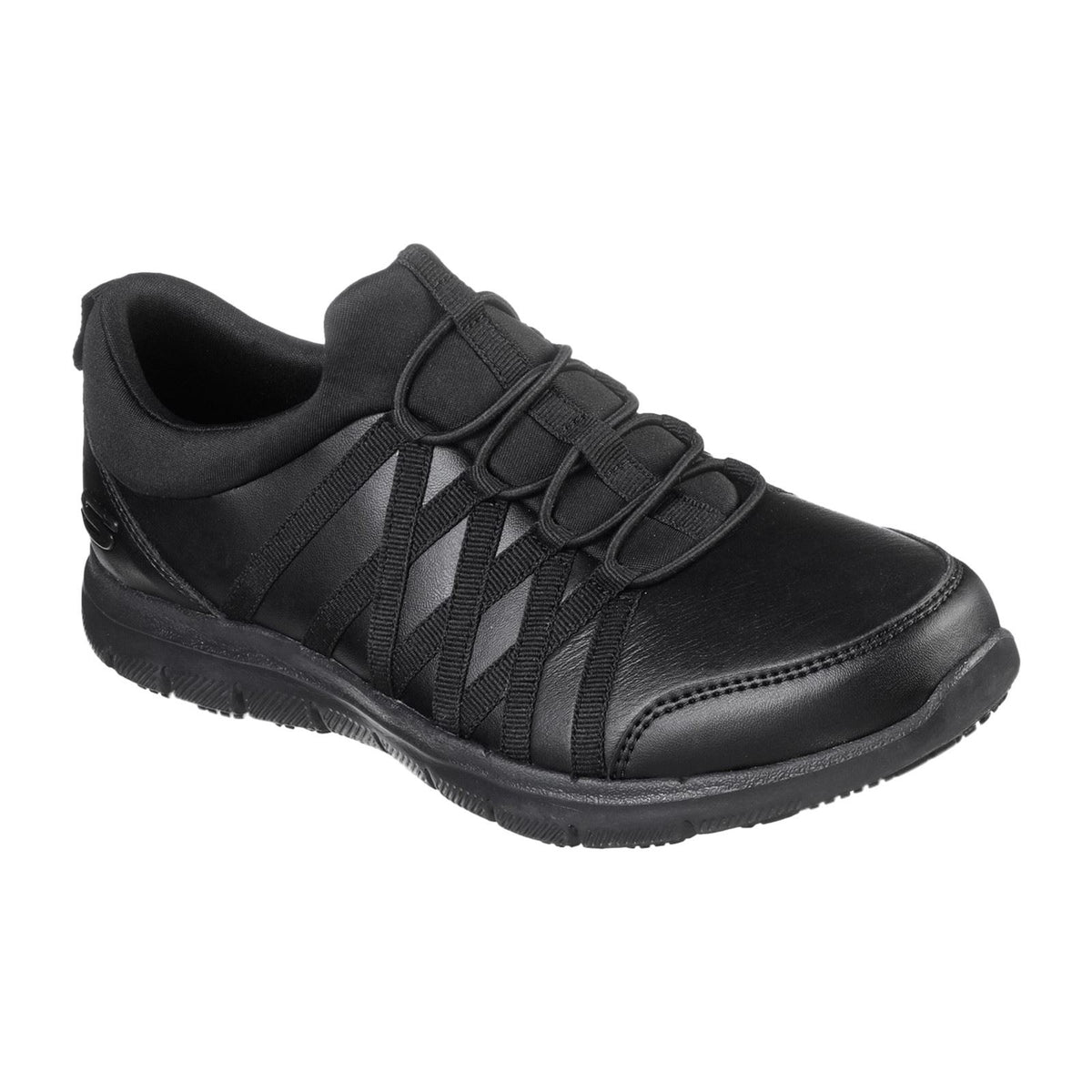 Skechers Workwear Ghenter Dagsby Leather Women's Black Trainers