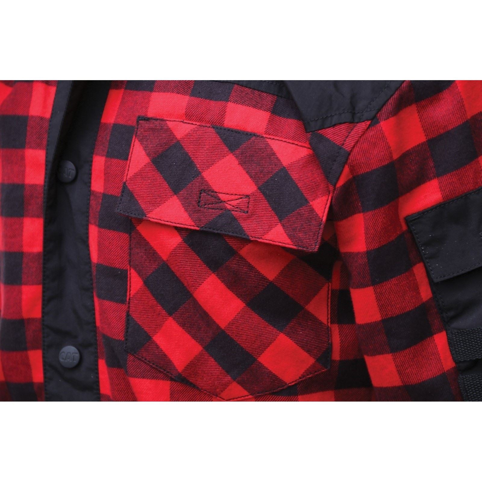 Caterpillar Sequoia Men's Red Fleece Jacket