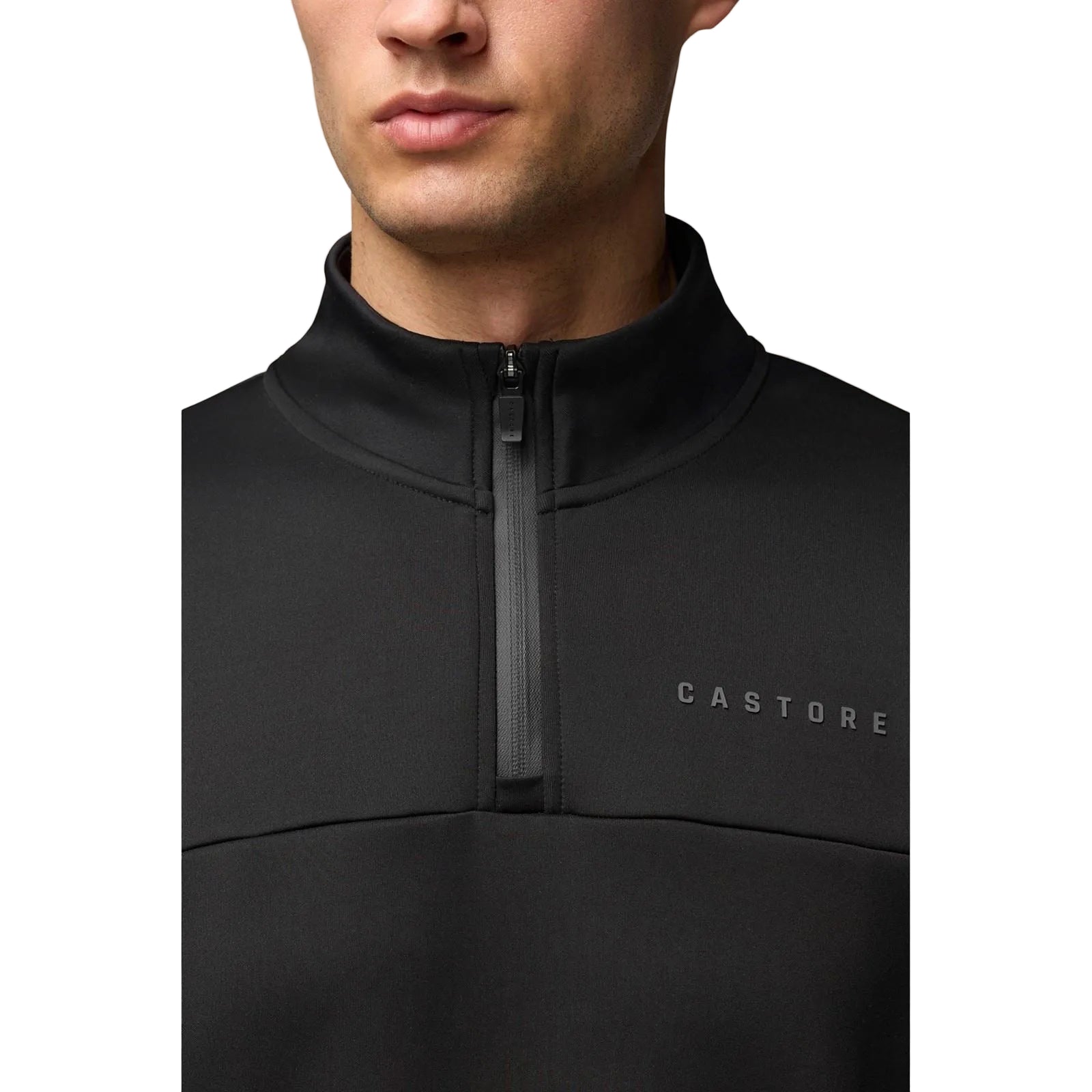 Castore Scuba 1/4 Zip Polyester Men's Black Sweatshirt