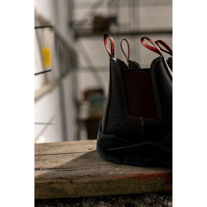 Hard Yakka Banjo Leather Brown Safety Boots
