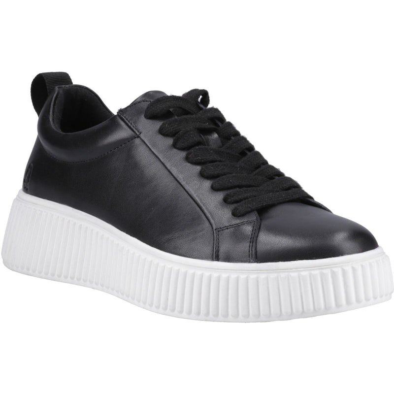 Hush Puppies Harlow Leather Women's Black Trainers