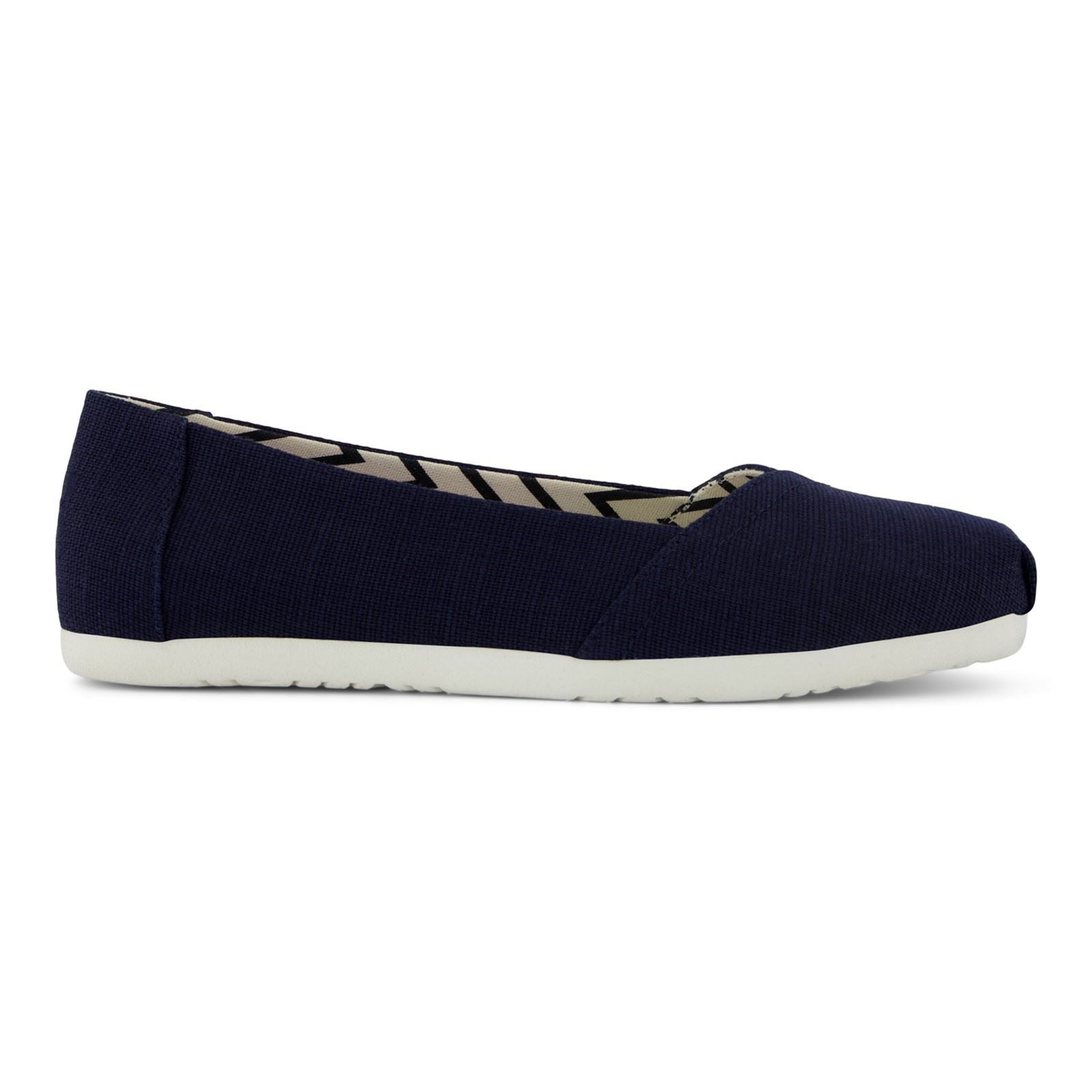 TOMS Alpargata Ballet Textile Women's Navy Espadrilles
