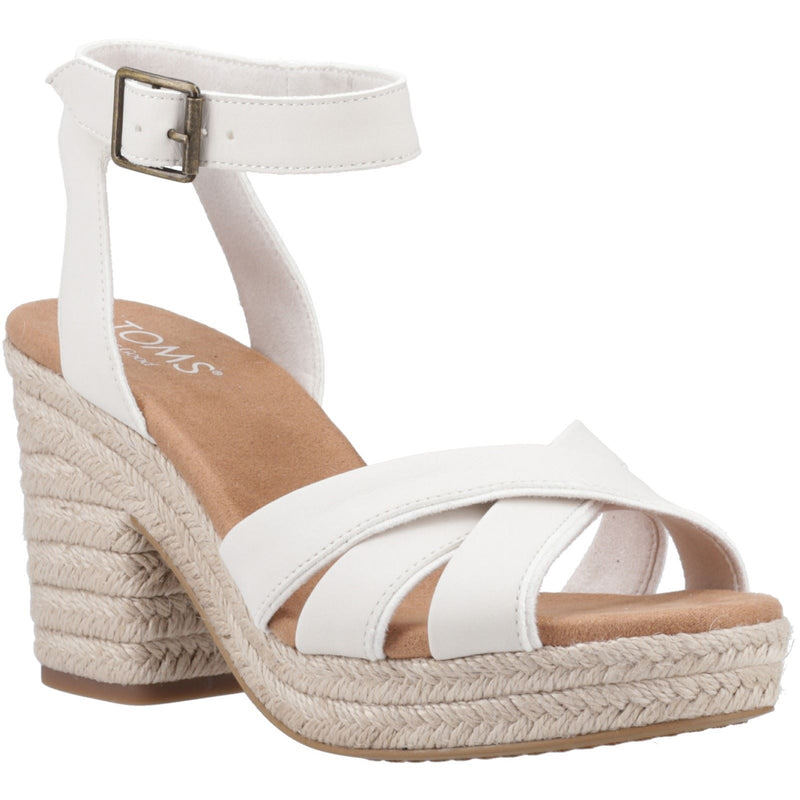 TOMS Majorca Strappy Leather Women's Light Sand Sandals